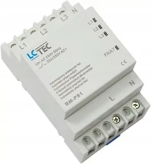 Automatický fázový prepínač 3 × 230V+N 25 A 150MS